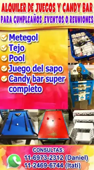 alquiler juegos