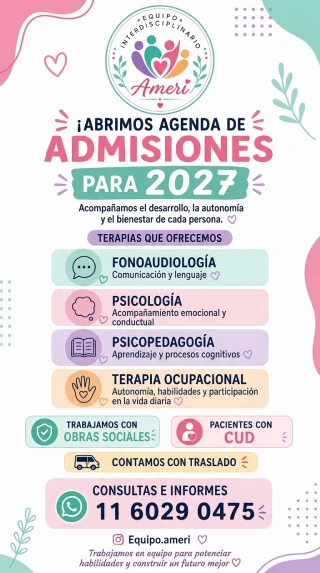 Equipo Ameri - fonoaudiología, psicología, psicopedagogía y terapia ocupacional