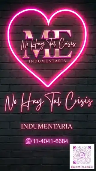 No Hay Tal Crisis - Indumentaria