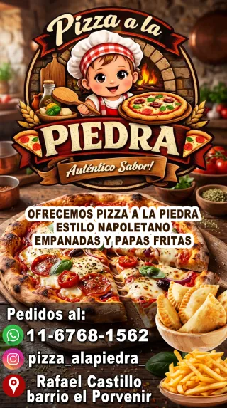 Pizza a la Piedra - Rafael Castillo