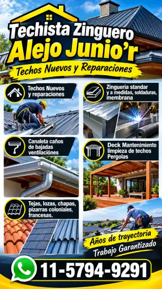 Techista Zinguero Alejo Junio'r en Laferrere